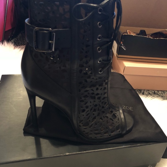 Rachel Zoe laser cut booties - Picture 7 of 8
